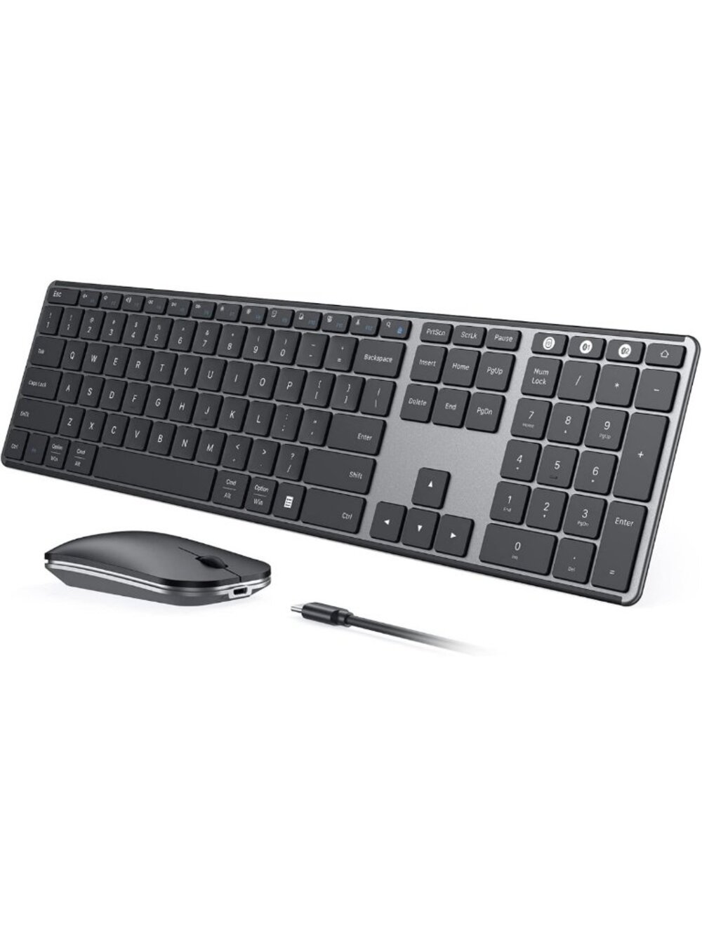 seenda SKM64-3 Wireless Bluetooth Keyboard Mouse Combo for Windows and Mac